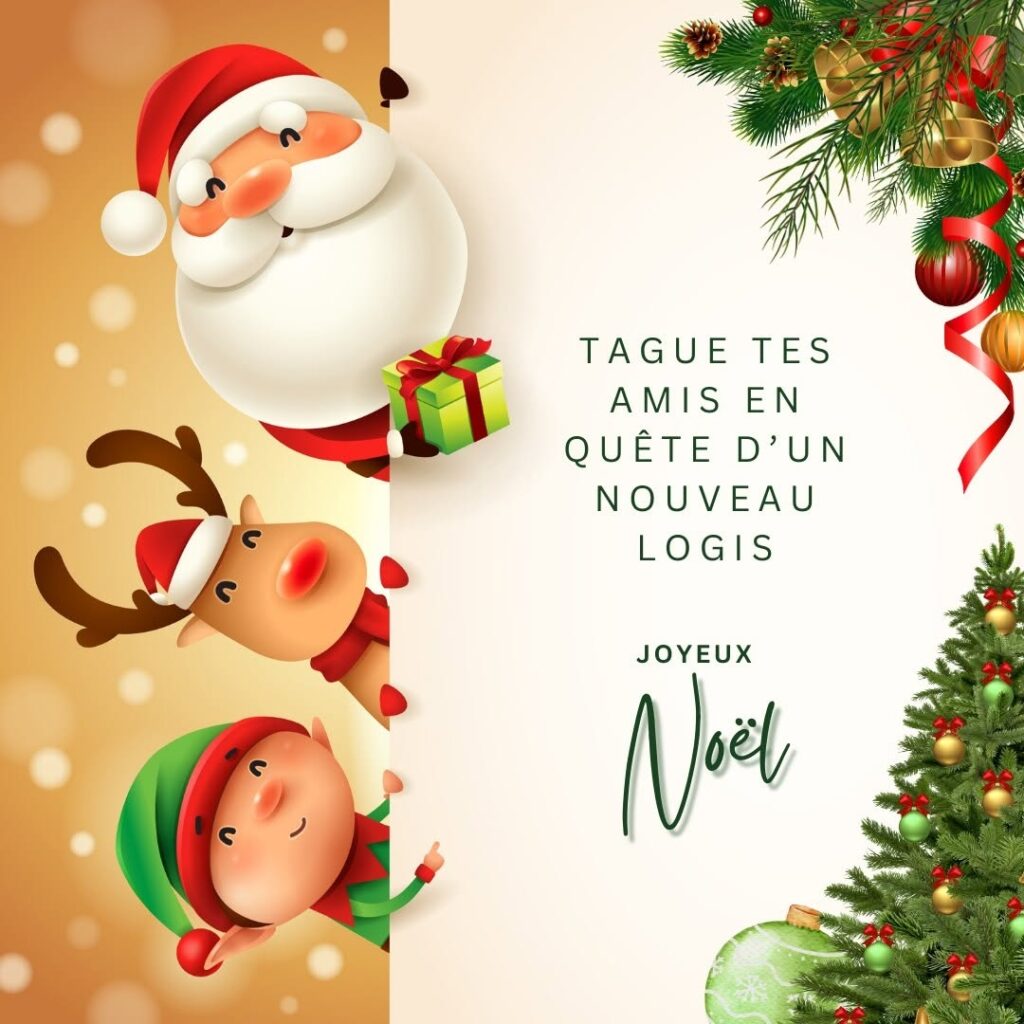 Noël : taguez vos amis en quête d’un nouveau logement